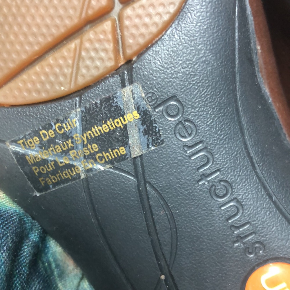 Clarks Un Structured Leather Flats 11m - image 8